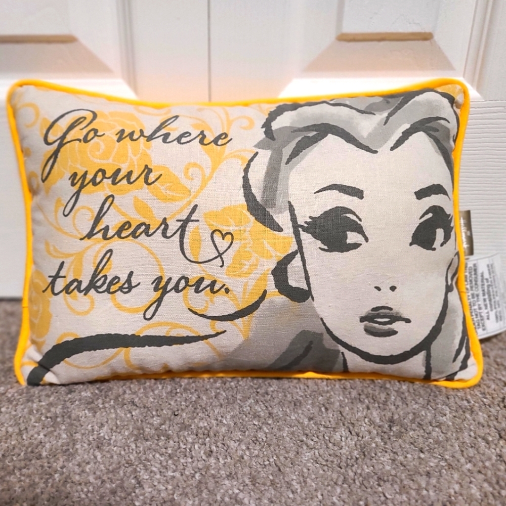 Hallmark Disney Belle Pillow